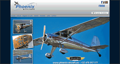 Desktop Screenshot of phoenix-aircraft.eu